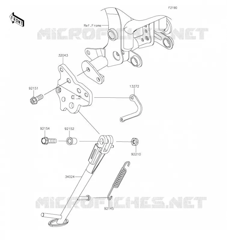 STAND Kawasaki MOTOS 650 2020 Z650  ER650KLF