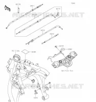 CABLES voor Kawasaki NINJA 650 2021