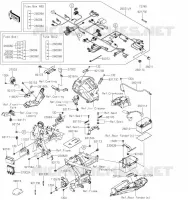 CHASSIS ELECTRICAL EQUIPMENT voor Kawasaki NINJA 650 2021