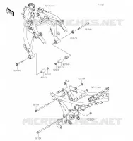 ENGINE MOUNT voor Kawasaki NINJA 650 2021