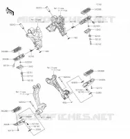 FOOTREST voor Kawasaki NINJA 650 2021