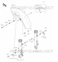 FRONT FENDER voor Kawasaki NINJA 650 2021