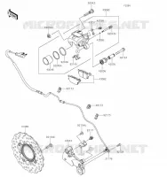 REAR BRAKE voor Kawasaki NINJA 650 2021