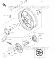 REAR WHEEL   CHAIN voor Kawasaki NINJA 650 2021