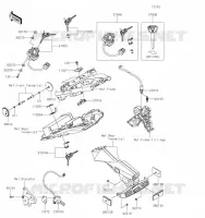 SWITCH   REFLECTORS voor Kawasaki NINJA 650 2021