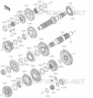 TRANSMISSION voor Kawasaki NINJA 650 2021