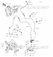 BRAKE PIPE voor Kawasaki VERSYS 650 2021