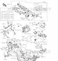 CHASSIS ELECTRICAL EQUIPMENT voor Kawasaki VERSYS 650 2021