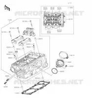 CYLINDER HEAD voor Kawasaki VERSYS 650 2021