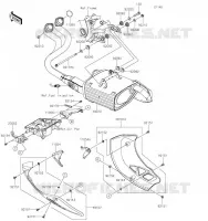 EXHAUST voor Kawasaki VERSYS 650 2021