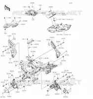 FRAME PARTS (COUVERTURE) voor Kawasaki VERSYS 650 2021
