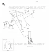 FRONT FENDER voor Kawasaki VERSYS 650 2021