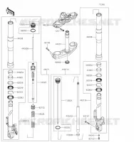 FRONT FORK voor Kawasaki VERSYS 650 2021