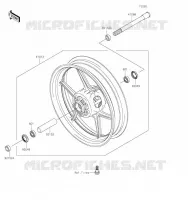 FRONT HUB voor Kawasaki VERSYS 650 2021