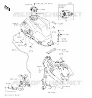 FUEL TANK voor Kawasaki VERSYS 650 2021