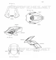 STICKER(GREEN) voor Kawasaki VERSYS 650 2021