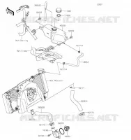 WATER PIPE voor Kawasaki VERSYS 650 2021