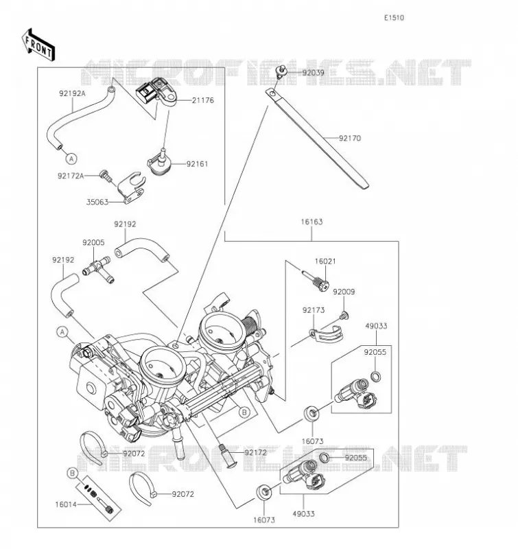 CARBURETOR Kawasaki MOTOS 650 2021 VERSYS 650  KLE650FMFNN
