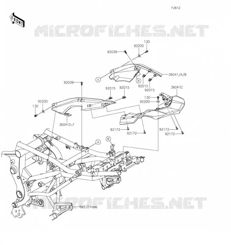 SEAT COVER Kawasaki MOTOS 650 2021 VERSYS 650  KLE650FMFNN