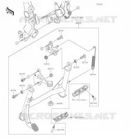 ACCESSORY(Center Stand) voor Kawasaki Z900RS 2020