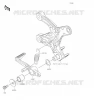 BRAKE PEDAL voor Kawasaki Z900RS 2020