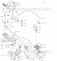 BRAKE PIPE voor Kawasaki Z900RS 2020