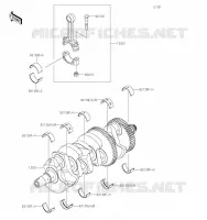 CRANKSHAFT voor Kawasaki Z900RS 2020