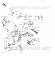 FRAME PARTS (COUVERTURE) voor Kawasaki Z900RS 2020