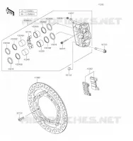 FRONT BRAKE voor Kawasaki Z900RS 2020