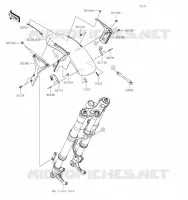FRONT FENDER voor Kawasaki Z900RS 2020