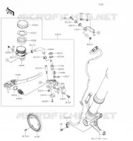 FRONT MASTER CYLINDER voor Kawasaki Z900RS 2020