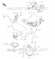 FUEL EVAPORATION SYSTEM voor Kawasaki Z900RS 2020