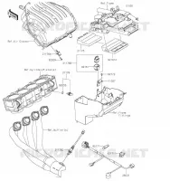 FUEL INJECTION voor Kawasaki Z900RS 2020