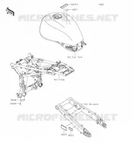 LABELS voor Kawasaki Z900RS 2020