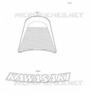 ACCESSORY(DECALS) voor Kawasaki Z900RS CAFE 2020