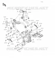 ENGINE MOUNT voor Kawasaki Z900RS CAFE 2020