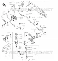 REAR MASTER CYLINDER voor Kawasaki Z900RS CAFE 2020