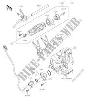 GEAR CHANGE DRUM   SHIFT FORKS voor Kawasaki ZZR1400 2021