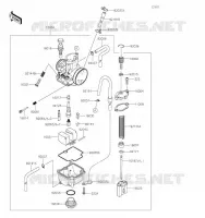 CARBURETOR voor Kawasaki KX85 2021