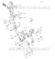 ENGINE MOUNT voor Kawasaki KX85 2021