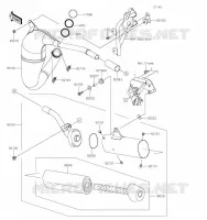 EXHAUST voor Kawasaki KX85 2021