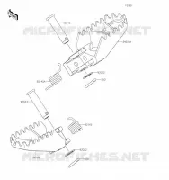 FOOTREST voor Kawasaki KX85 2021