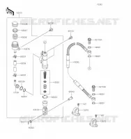 REAR MASTER CYLINDER voor Kawasaki KX85 2021