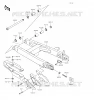 SWINGARM voor Kawasaki KX85 2021