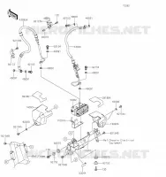 BRAKE PIPE voor Kawasaki W800 2023
