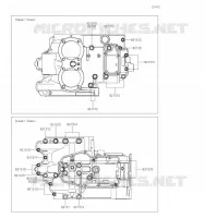 CRANKCASE BOLT voor Kawasaki W800 2023