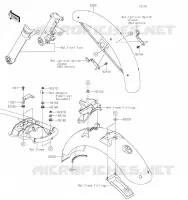 FENDER voor Kawasaki W800 2023