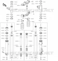 FRONT FORK voor Kawasaki W800 2023