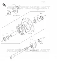 FRONT WHEEL voor Kawasaki W800 2023