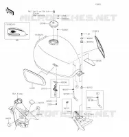 FUEL TANK voor Kawasaki W800 2023